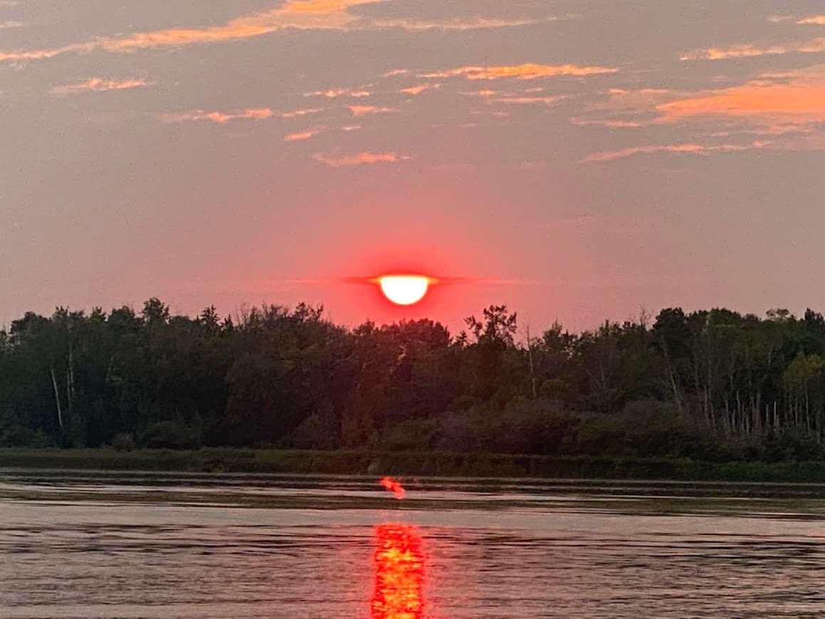 Sunset over Lake Isle